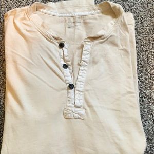 Men’s Club Monaco long sleeve henley style tee